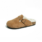 Wool Recovery Leather Clogs